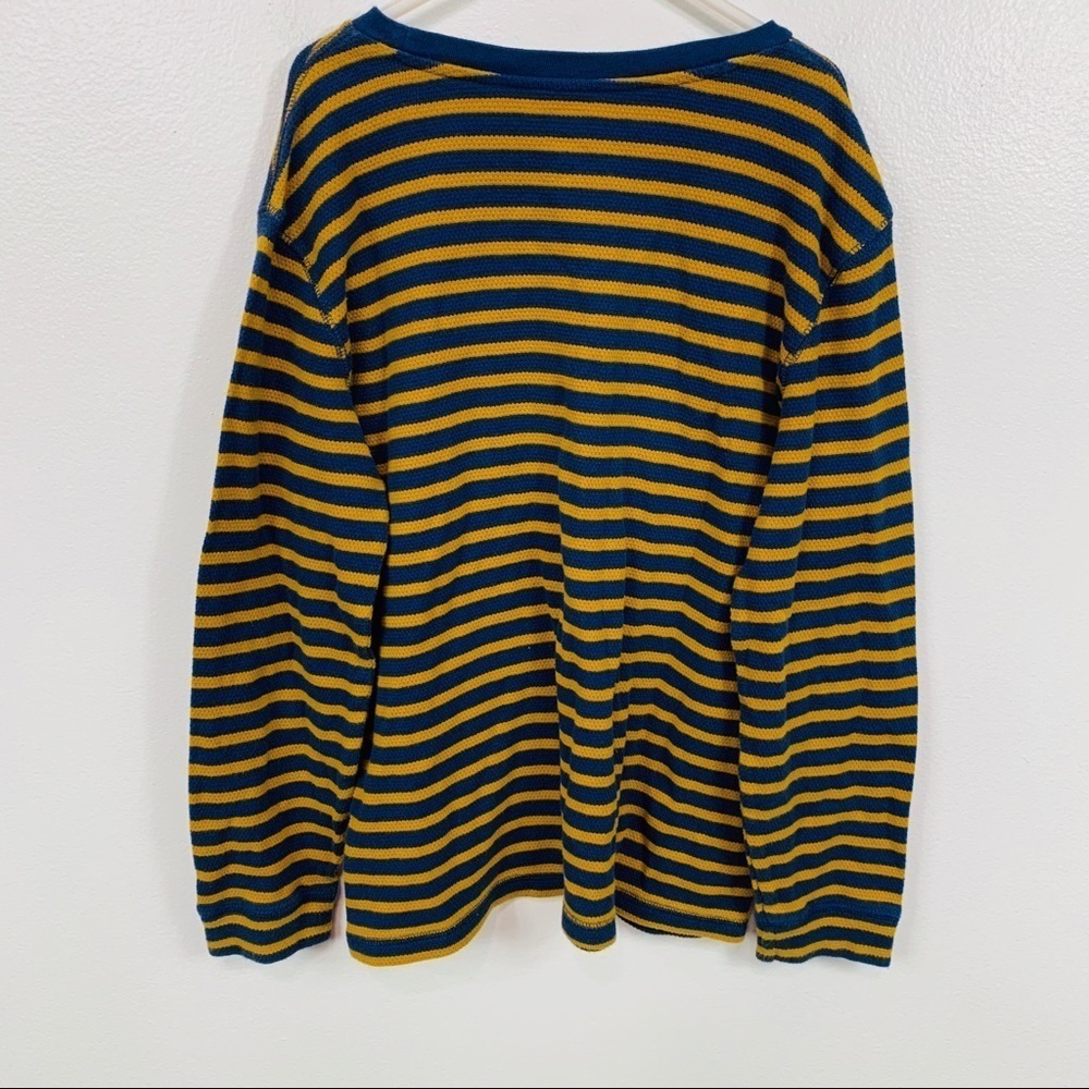 Boys Old Navy Striped Thermal Long Sleeve Shirt - Picture 4 of 8